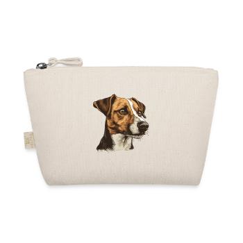 Jack Russel Terrier Hund Portrait - Bio-Täschchen - Natur - Vorne