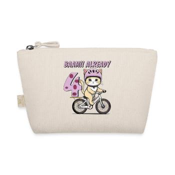 KATZE FAHRRAD BAAM!! ALREADY VIER - Bio-Täschchen - Natur - Vorne