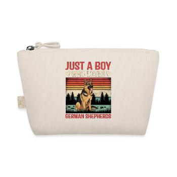 Just A Boy Who Loves German Shepherds - Bio-Täschchen - Natur - Vorne