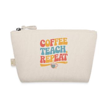 Kaffee Lehren Wiederholen Lehrer Motivation - Bio-Täschchen - Natur - Vorne