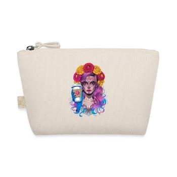Dia de los Muertos Coffee with Beautiful Woman from - Organic Pouch - nature - Front