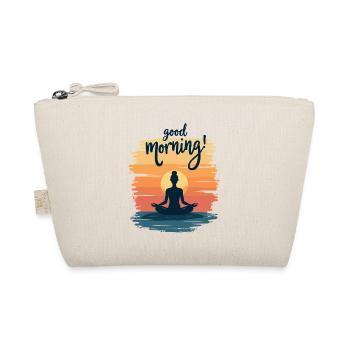 Good Morning Yoga Meditation Design Morning Rituals - Organic Pouch - nature - Front
