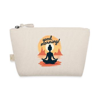 Good Morning Yoga Meditation Design Morning Rituals - Organic Pouch - nature - Front