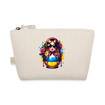 Ukraine Matriochka avec lunettes de soleil pour les Ukrainiens - Trousse biologique - nature - Devant