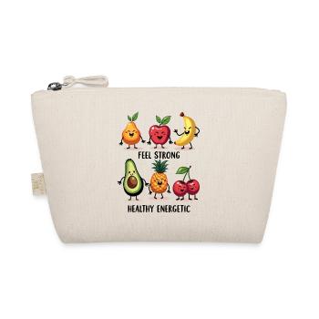 Funny Fruits – Feel Strong, Healthy Energetic - Organic Pouch - nature - Front