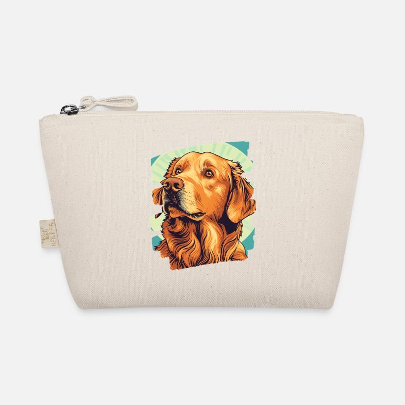 Golden Retriever - Bio-Täschchen - Natur