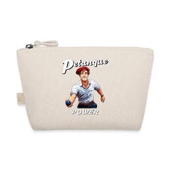 PETANQUE POWER - Organic Pouch - nature - Front