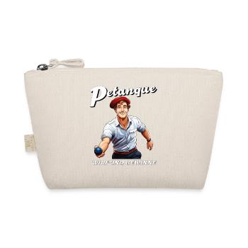 PETANQUE WIRF UND GEWINNE - Bio-Täschchen - Natur - Vorne