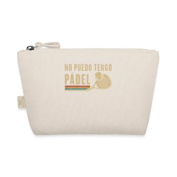 I Can't Have Vintage Padel Padel Racket - Organic Pouch - nature - Front