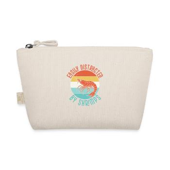 Easily Distracted By Shrimps Shrimp Lover Seafood - Organic Pouch - nature - Front