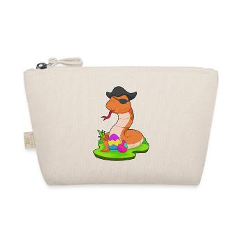 Snake Easter Pirate - Organic Pouch - nature - Front