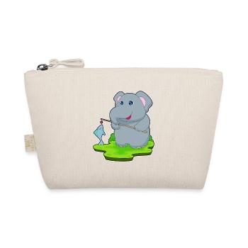 Elephant Angler Fish Fishing - Organic Pouch - nature - Front