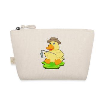 Duck Angler Fish Fishing - Organic Pouch - nature - Front