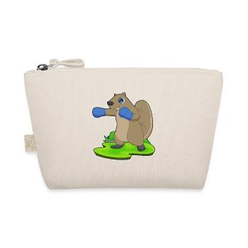 Biber Boxer Boxhandschuhe Boxen - Bio-Täschchen - Natur - Vorne