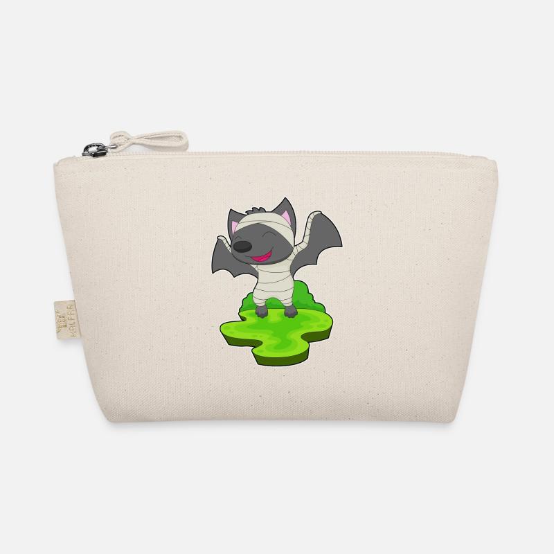 Fledermaus Halloween Mumie Bio-Täschchen