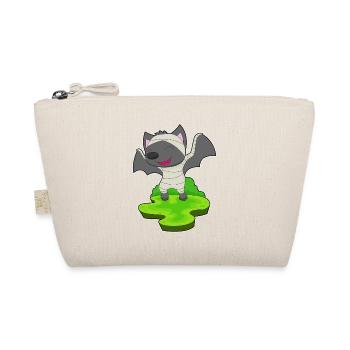 Bat Halloween Mummy - Organic Pouch - nature - Front