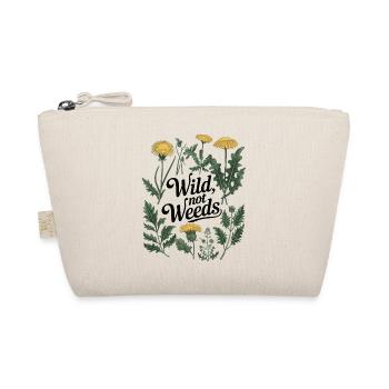 Wild, Not Weeds - Dandelion Botanical Design - Organic Pouch - nature - Front