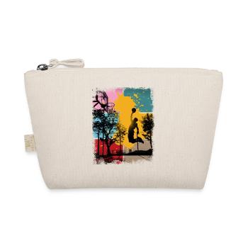 Basket-ball basketteur basketteur Fan Vintage Rétro - Trousse biologique - nature - Devant