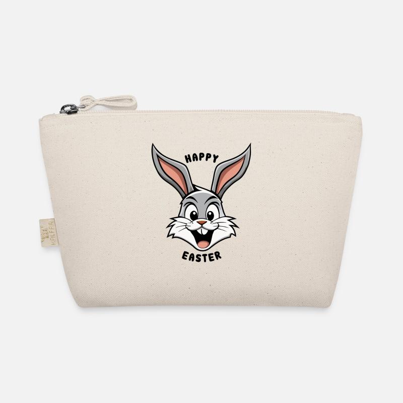Happy Easter - Easter Bunny - Easter Egg - Gift Organic Pouch