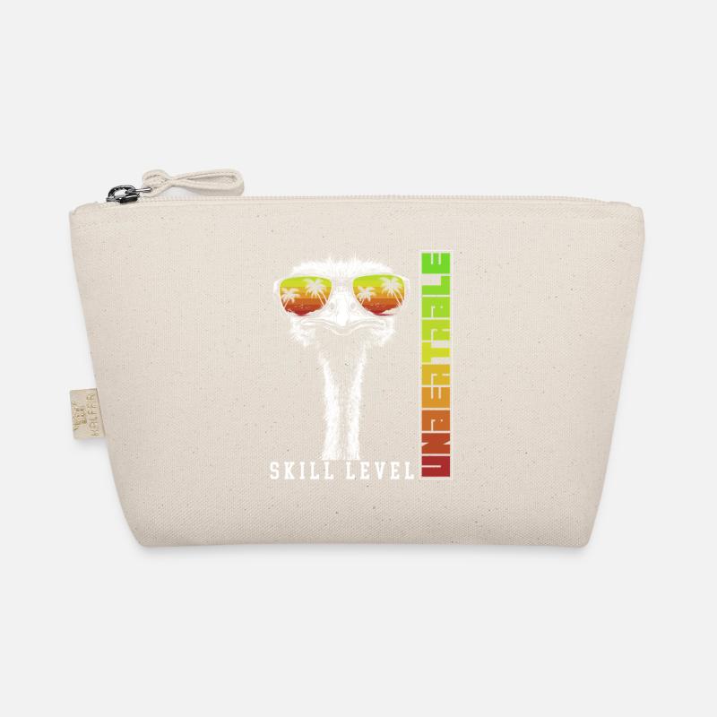 Unbeatable Ostrich Sunglasses Bird Gift Organic Pouch