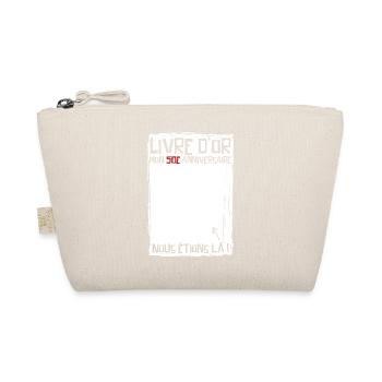 50 years | 50th Birthday | Funny Guestbook - Organic Pouch - nature - Front