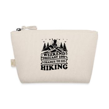 Weekend forecast 10% chance to go Hiking - Organic Pouch - nature - Front