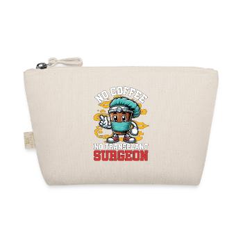 Transplant Surgeon No Coffee Doctor Coffee Lover - Bio-Täschchen - Natur - Vorne