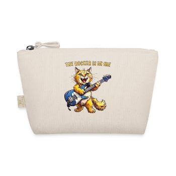 CAT GUITAR THE ROCKER IS IN ME - Organic Pouch - nature - Front