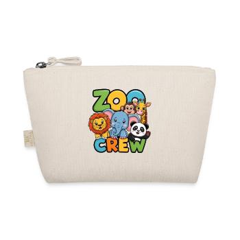 Funny Zoo Crew Animal Design - Organic Pouch - nature - Front