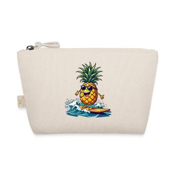 Ananas Surfer Surf Feel L’été - Trousse biologique - nature - Devant