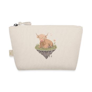 Imaginative escape: Scottish Highland cattle - Organic Pouch - nature - Front
