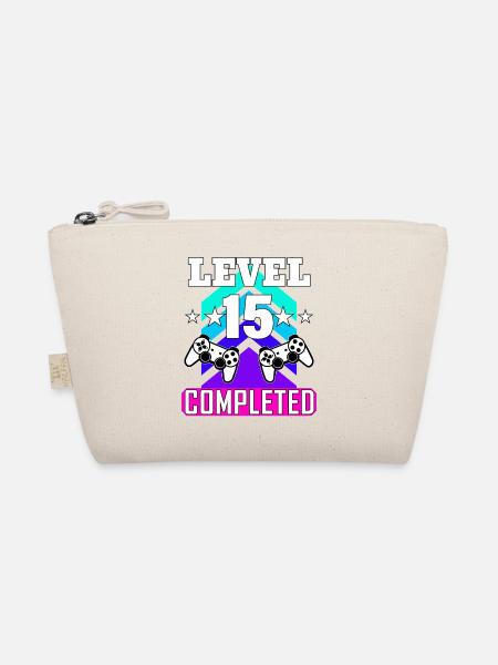 15 Birthday - Organic Pouch - nature - Front