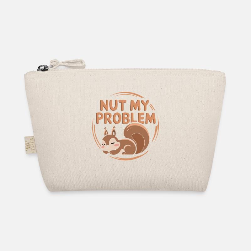 Nut mon problème Drôle de jeu de mots sur l’écureuil Trousse biologique