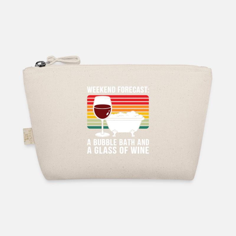Prévisions pour le week-end Un bain moussant et un verre de vin Trousse biologique