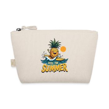 Ananas Surfer Surf Feel L’été - Trousse biologique - nature - Devant