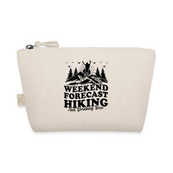 Weekend forecast Hiking and drinking beer - Hiking - Organic Pouch - nature - Front