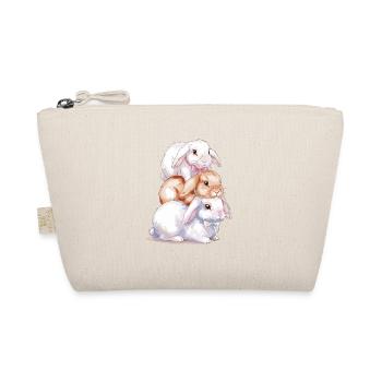 Pile de lapin mignonne pour les amateurs de lapins - Trousse biologique - nature - Devant