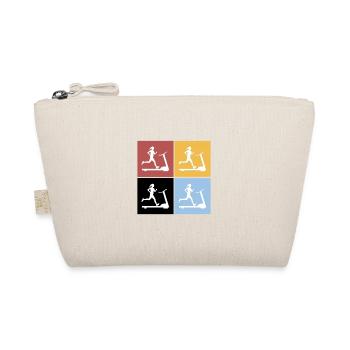 Carrés Gym Tapis roulant Fitness Sports Hobby Drôle - Trousse biologique - nature - Devant