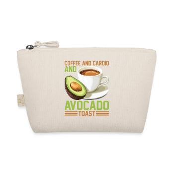 Coffee And Cardio And Avocado Toast - Bio-Täschchen - Natur - Vorne