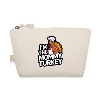 Mommy Turkey Thanksgiving - Bio-Täschchen - Natur - Vorne