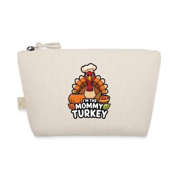 Mommy Turkey Thanksgiving - Organic Pouch - nature - Front