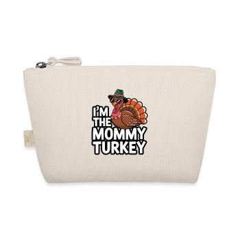 Mommy Turkey Thanksgiving - Bio-Täschchen - Natur - Vorne