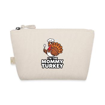 Mommy Turkey Thanksgiving - Bio-Täschchen - Natur - Vorne