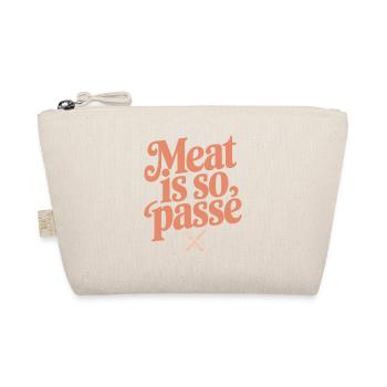 La viande est tellement démodée, végétalienne, végétarienne - Trousse biologique - nature - Devant