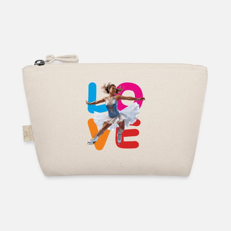 FIGURE SKATING LOVE Organic Pouch