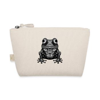 Frosch Portrait - Bio-Täschchen - Natur - Vorne