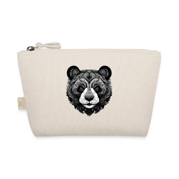 Panda Portrait - Bio-Täschchen - Natur - Vorne