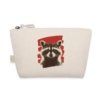 Raccoon - Organic Pouch - nature - Front