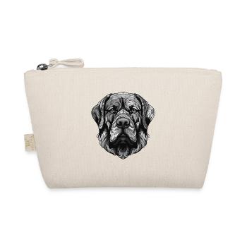 Mastiff Hund Portrait - Bio-Täschchen - Natur - Vorne