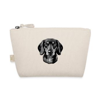 Dachshund Dog Portrait Dachshund - Organic Pouch - nature - Front